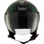 Buy HELMETSB-33 STEELBIRD OPEN FACE EVE DASHING ELEGANCE BLACK WITH GREEN on 0 % discount