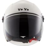 Buy HELMETSB-43 STEELBIRD OPEN FACE YO-YO DASHING WHITE on 0 % discount