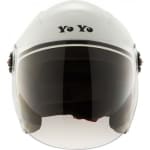 Buy HELMET SB-43 STEELBIRD OPEN FACE YO-YO GLOSSY WHITE on 0 % discount