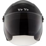 Buy HELMET SB-43 STEELBIRD OPEN FACE YO-YO GLOSSY BLACK on 0 % discount