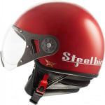 Buy OPEN FACE HELMET SB-27 STYLE CHERRY RED (600MM) STEELBIRD on 0 % discount