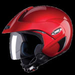 Buy OPEN FACE HELMET MARSHALL CHERRY RED (570MM) STUDDS on 0 % discount