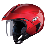 Buy OPEN FACE HELMET MARSHALL CHERRY RED STUDDS on 0 % discount