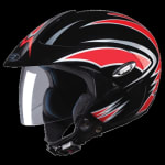 Buy OPEN FACE HELMET MARSHALL D1 DECOR  BLACK N2 (600MM) STUDDS on 0 % discount
