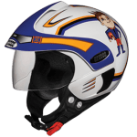 Buy OPEN FACE HELMET MARSHALL KIDS WHITE N1 (BOYS) STUDDS on 0 % discount