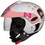 Buy OPEN FACE HELMET MARSHALL KIDS WHITE N8 (GIRLS) STUDDS on 0 % discount