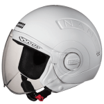 Buy OPEN FACE HELMET NANO 560 WHITE STUDDS on 0 % discount