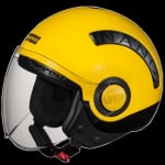 Buy OPEN FACE HELMET NANO 560 BLACK YELLOW (560MM) STUDDS on 0 % discount