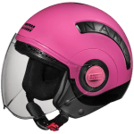 Buy OPEN FACE HELMET NANO 560 BLACK PINK STUDDS on 0 % discount