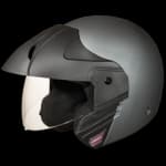 Buy OPEN FACE HELMET NINJA CONCEPT ECO MATT GREY (570MM) STUDDS on 0 % discount