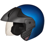 Buy OPEN FACE HELMET NINJA CONCEPT ECO MATT BLUE STUDDS on 0 % discount