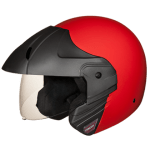 Buy OPEN FACE HELMET NINJA CONCEPT ECO MATT SPORTS RED STUDDS on 0 % discount