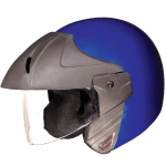 Buy OPEN FACE HELMET NINJA CONCEPT ECO FLAME BLUE STUDDS on 0 % discount