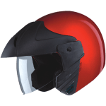 Buy OPEN FACE HELMET NINJA CONCEPT ECO CHERRY RED STUDDS on 0 % discount