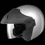 Buy OPEN FACE HELMET NINJA CONCEPT ECO SILVER GREY (570MM) STUDDS on 0 % discount