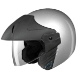 Buy OPEN FACE HELMET NINJA CONCEPT ECO SILVER GREY STUDDS on 0 % discount