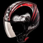 Buy OPEN FACE HELMET TRACK D1 DECOR BLACK N2 (570MM) STUDDS on 0 % discount