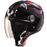 Buy OPEN FACE HELMET TRACK D2 DECOR STUDDS on 0 % discount