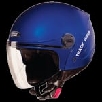 Buy OPEN FACE HELMET TRACK SUPER FLAME BLUE (570MM) STUDDS on 0 % discount