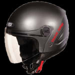 Buy OPEN FACE HELMET TRACK SUPER GUN GREY (570MM) STUDDS on 0 % discount