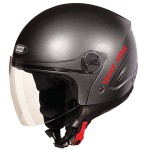 Buy OPEN FACE HELMET TRACK SUPER GUN GREY STUDDS on 0 % discount
