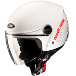 Buy OPEN FACE HELMET TRACK SUPER WHITE STUDDS on 0 % discount