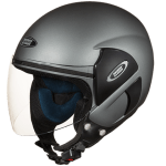 Buy OPEN FACE HELMET CUB MATT GREY STUDDS on 0 % discount