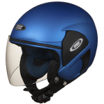 Buy OPEN FACE HELMET CUB MATT BLUE STUDDS on 0 % discount