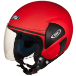 Buy OPEN FACE HELMET CUB MATT SPORTS RED STUDDS on 0 % discount