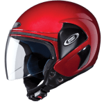 Buy OPEN FACE HELMET CUB CHERRY RED STUDDS on 0 % discount