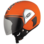 Buy OPEN FACE HELMET CUB 07 ORANGE STUDDS on 0 % discount
