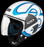 Buy OPEN FACE HELMET CUB D3 DECOR WHITE N1 (600MM) STUDDS on 0 % discount