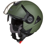 Buy OPEN FACE HELMET DOWNTOWN MILITARY GREEN STUDDS on 25.00 % discount