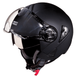 Buy OPEN FACE HELMET DOWNTOWN MATT BLACK STUDDS on 0 % discount