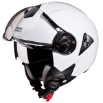 Buy OPEN FACE HELMET DOWNTOWN WHITE STUDDS on 0 % discount