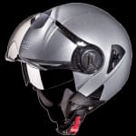 Buy OPEN FACE HELMET DOWNTOWN SILVER GREY (600MM) STUDDS on 0 % discount