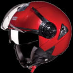 Buy OPEN FACE HELMET DOWNTOWN CHERRY RED (600MM) STUDDS on 0 % discount