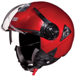 Buy OPEN FACE HELMET DOWNTOWN CHERRY RED STUDDS on 0 % discount