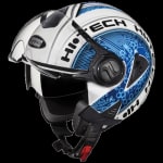 Buy OPEN FACE HELMET DOWNTOWN D2 DECOR WHITE N1 (580MM) STUDDS on 0 % discount