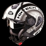 Buy OPEN FACE HELMET DOWNTOWN D2 DECOR BLACK N4 (580MM) STUDDS on 0 % discount