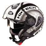 Buy OPEN FACE HELMET DOWNTOWN D2 DECOR BLACK N4 STUDDS on 25.00 % discount