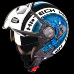 Buy OPEN FACE HELMET DOWNTOWN D2 DECOR BLACK N1 (600MM) STUDDS on 0 % discount