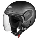 Buy OPEN FACE HELMET FEMM SUPER 540 GUN GREY STUDDS on 0 % discount