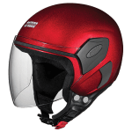 Buy OPEN FACE HELMET FEMM SUPER 540 CHERRY RED STUDDS on 0 % discount