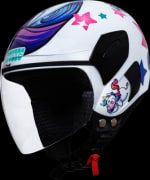 Buy OPEN FACE HELMET FEMM SUPER 540 D1 DECOR UNICORN WHITE (540MM) STUDDS on 0 % discount