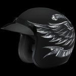 Buy OPEN FACE HELMET JETSTAR CLASSIC D9 DECOR (580MM) STUDDS on 0 % discount