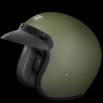 Buy OPEN FACE HELMET JETSTAR CLASSIC PLAIN MILITARY GREEN (570MM) STUDDS on 0 % discount