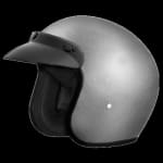 Buy OPEN FACE HELMET JETSTAR CLASSIC PLAIN SILVER GREY (600MM) STUDDS on 0 % discount