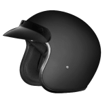 Buy OPEN FACE HELMET JETSTAR CLASSIC PLAIN MATT BLACK STUDDS on 0 % discount