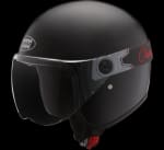 Buy OPEN FACE HELMET JETSTAR CLASSIC WITH VISOR BLACK (580MM) STUDDS on 0 % discount